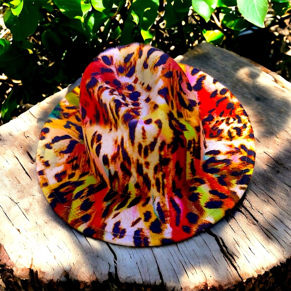 Leopard Cowgirl Hat